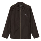 Stussy Leopard Panel Jacket Black Jackets 115450 / 0001 | Overkill