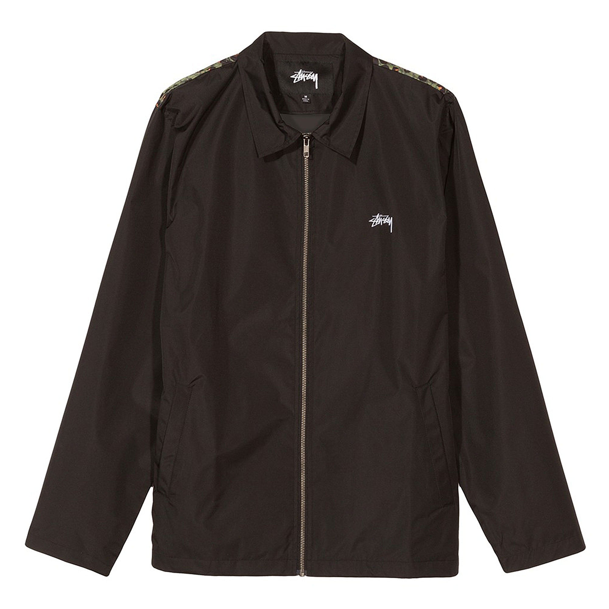 Stussy Leopard Panel Jacket Black Jackets 115450 / 0001 | Overkill