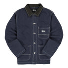 Stussy Brushed Moleskin Chore Jacket Navy Jackets 115524 / 0806 | Overkill