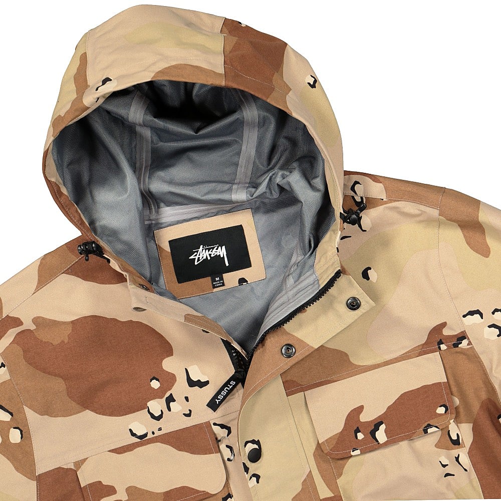 Stussy Camo Taped Seam Field Jacket Camo Parkas Close-up | Overkill