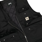 Stussy Insulated Work Vest Black Vests Close-up | Overkill