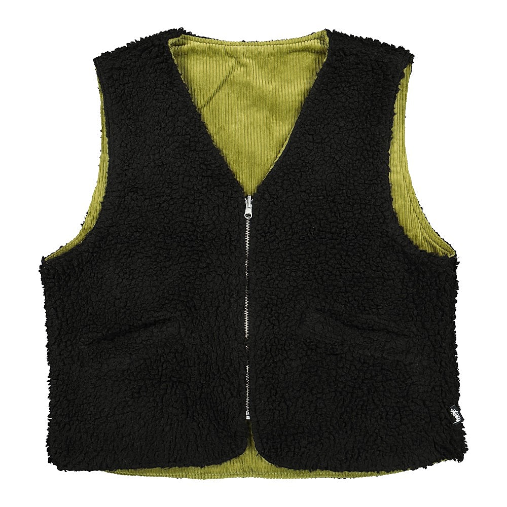 Stussy Wide Wale Reversible Vest Green Vests Detail view 1 | Overkill