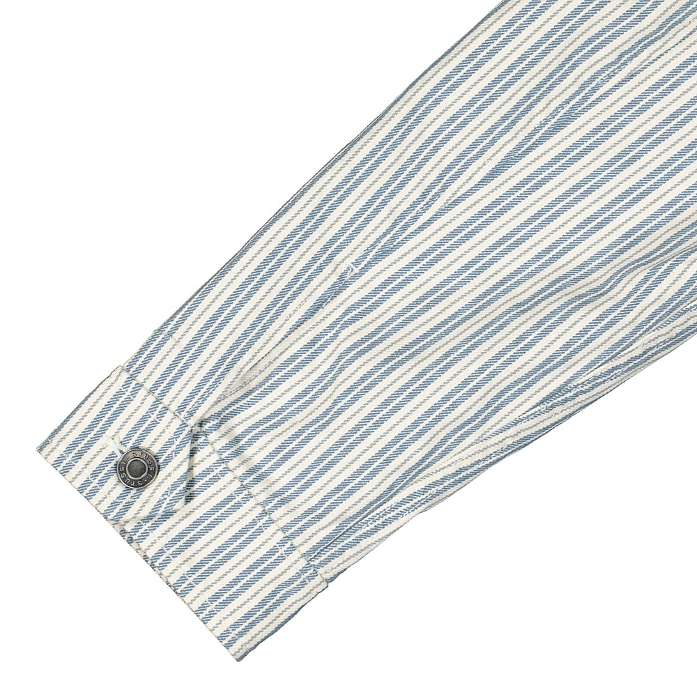 Stussy Stripe Garage Jacket Rust Jackets Detailfoto | Overkill