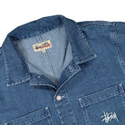 Stussy Denim Chore Jacket Blue Jackets Close-up | Overkill