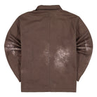 Stussy Spotted Bleach Chore Jacket Brown Jackets Material | Overkill