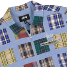 Stussy Madras Patchwork Zip. Jacket Plaid Jackets Close-up | Overkill