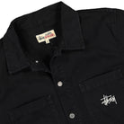 Stussy Canvas Chore Jacket Black Jackets Close-up | Overkill
