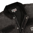 Stussy Washed Canvas Shop Jacket Black Jackets Close-up | Overkill