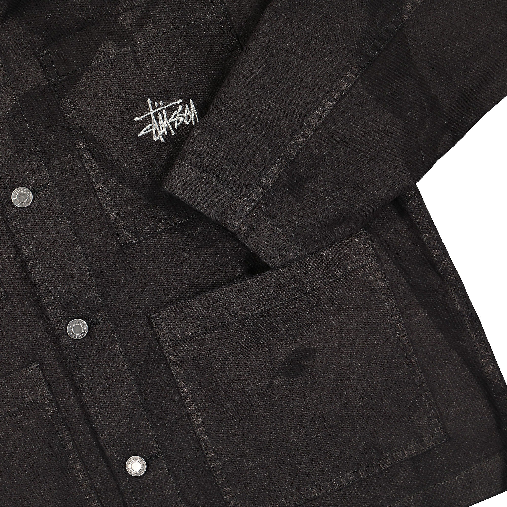 Stussy Venus Chore Jacket Black Jackets Detailfoto | Overkill