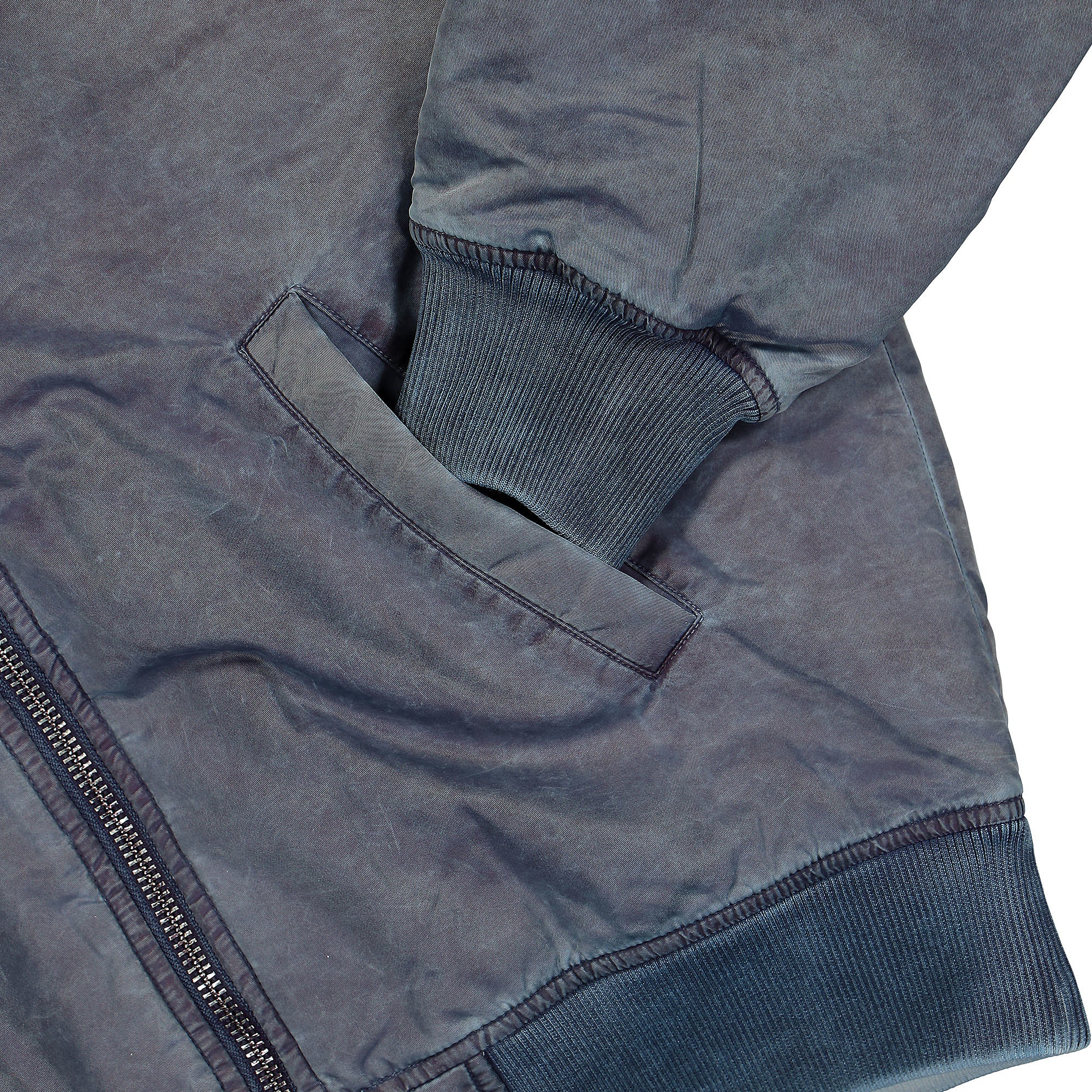 Stussy Dyed Nylon Bomber Jacket Navy Bomber & Varsity Jackets Detailfoto | Overkill