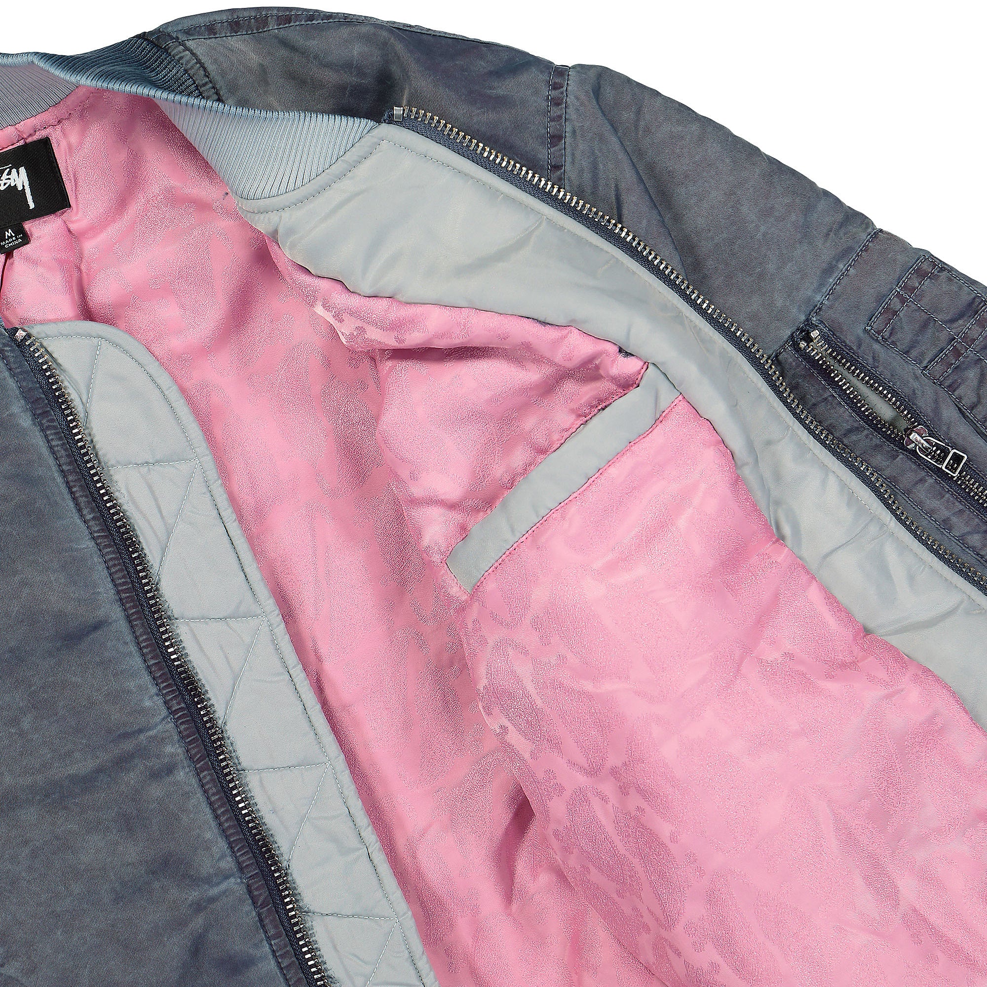 Stussy Dyed Nylon Bomber Jacket 115618 / 0806 | OVERKILL