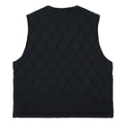 Stussy Diamond Quilted Vest Black Vests Material | Overkill