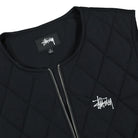 Stussy Diamond Quilted Vest Black Vests Close-up | Overkill