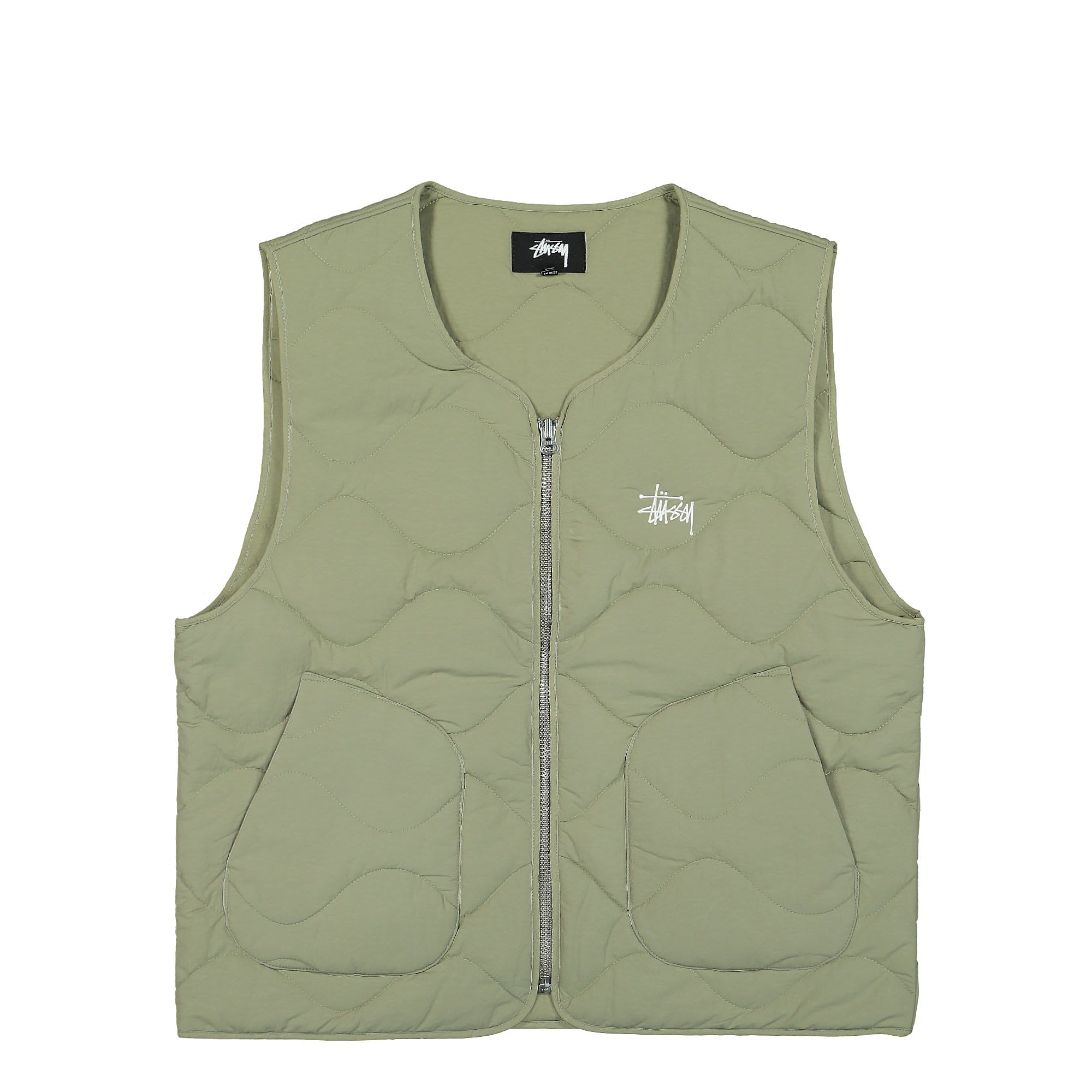 Stussy Recycled Nylon Liner Vest Coyote Vests 115643 / 20014 | Overkill