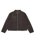 Stussy Leopard Mesh Zip Jacket Brown Jackets 115646 / 1001 | Overkill