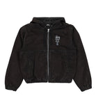 Stussy Canvas Insulated Work Jacket Black Fleece Jackets 115649 / 0001 | Overkill