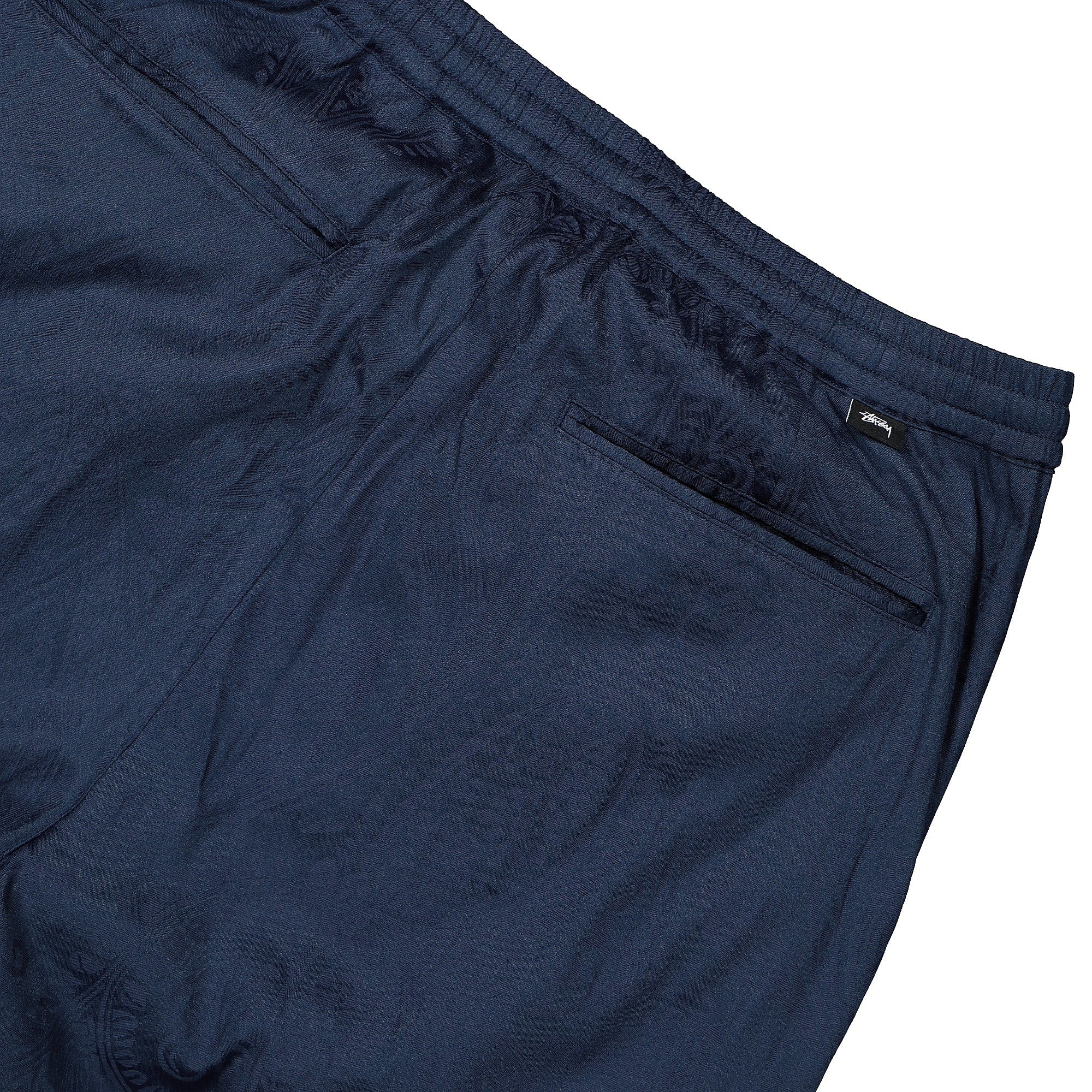 Stussy Bryan Paisley Pant Navy Sweat & Track Pants Detail view 1 | Overkill