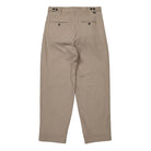 Stussy Striped Volume Pleated Trouser Light Brown Casual Pants Material | Overkill