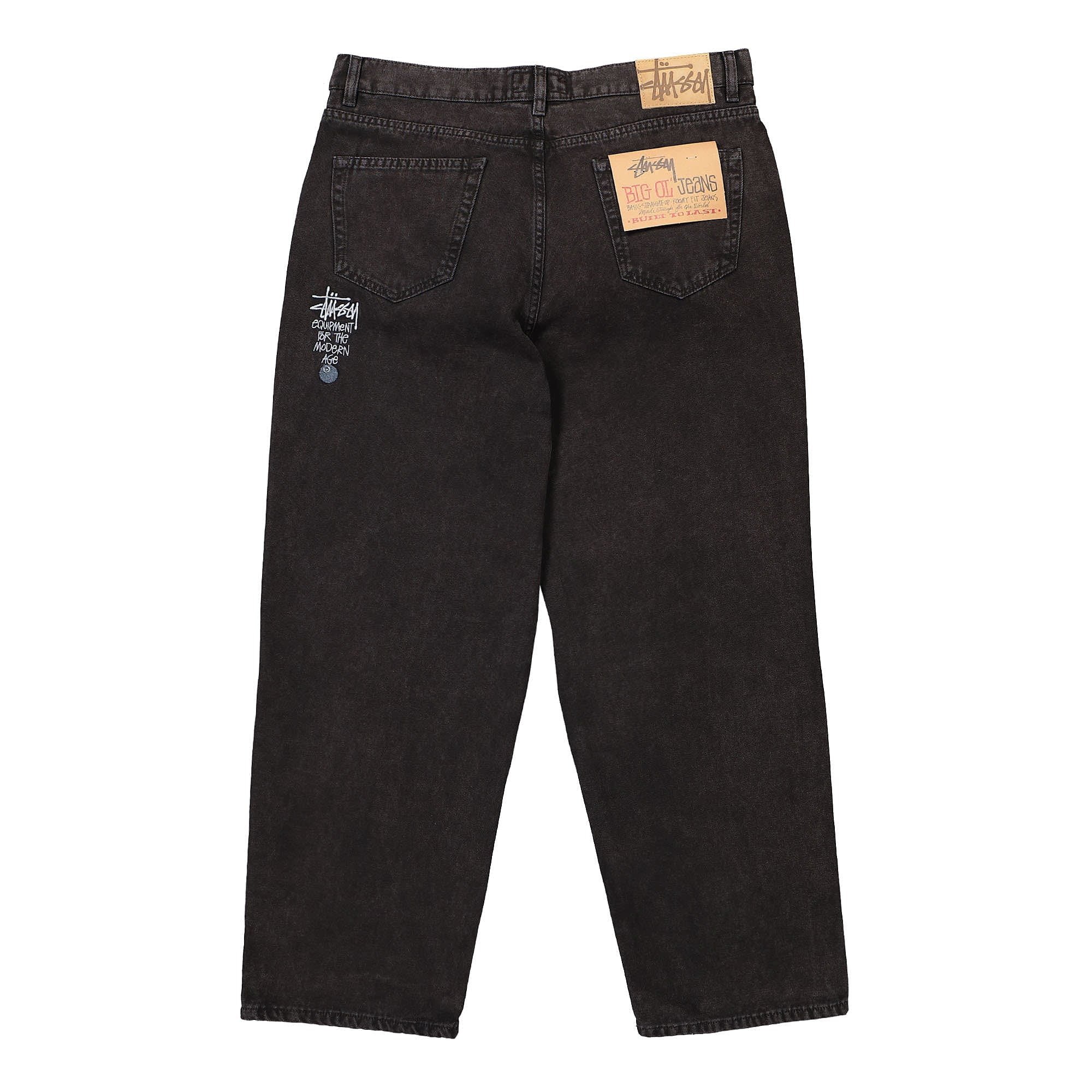Stussy Washed Canvas Ol Jeans Black Jeans Material | Overkill