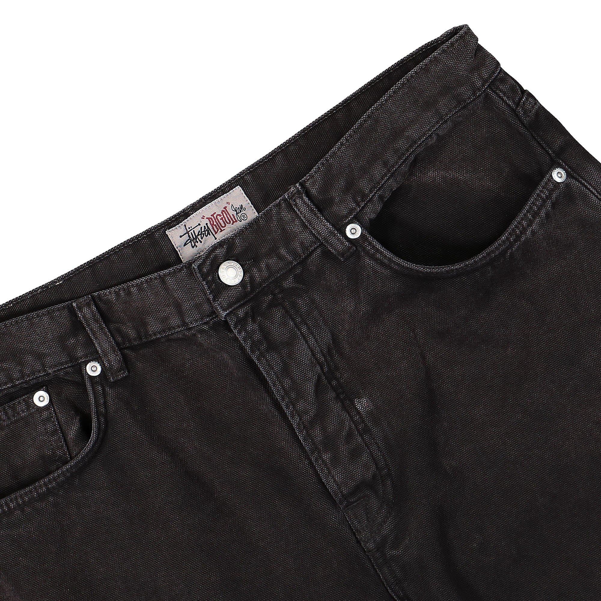Stussy Washed Canvas Ol Jeans Black Jeans Detail view 1 | Overkill