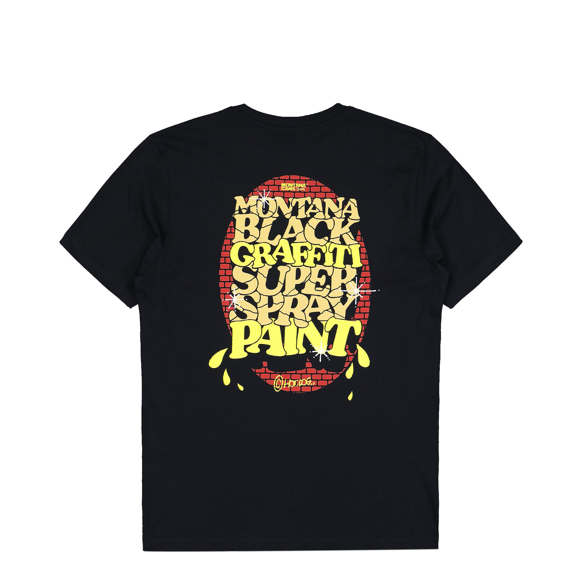 Montana Superspray By Hotdog T-Shirt Black T-Shirts 116624 Close-up | Overkill
