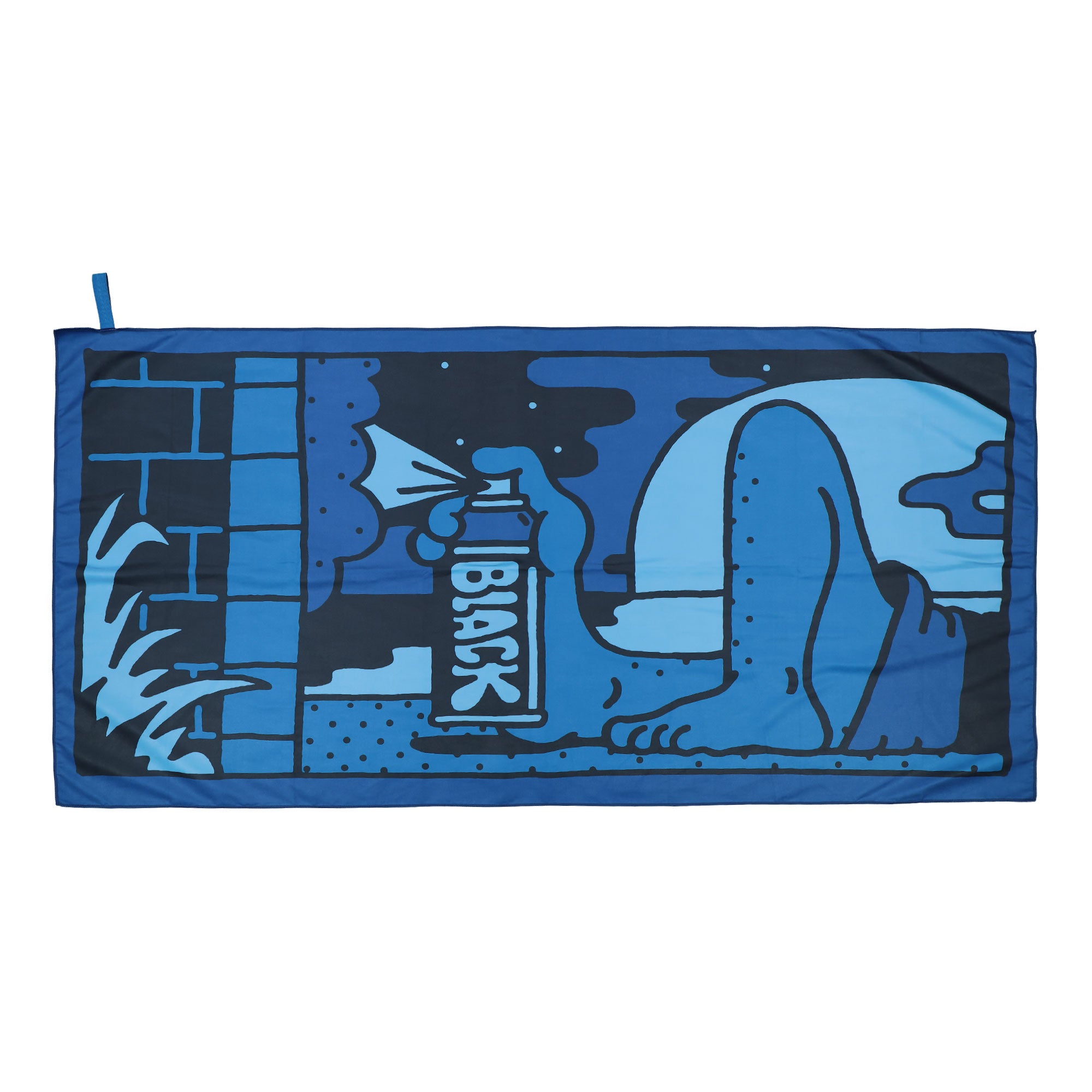 【@】 Montana Packable Microfibre Beach Towel 101631 | OVERKILL