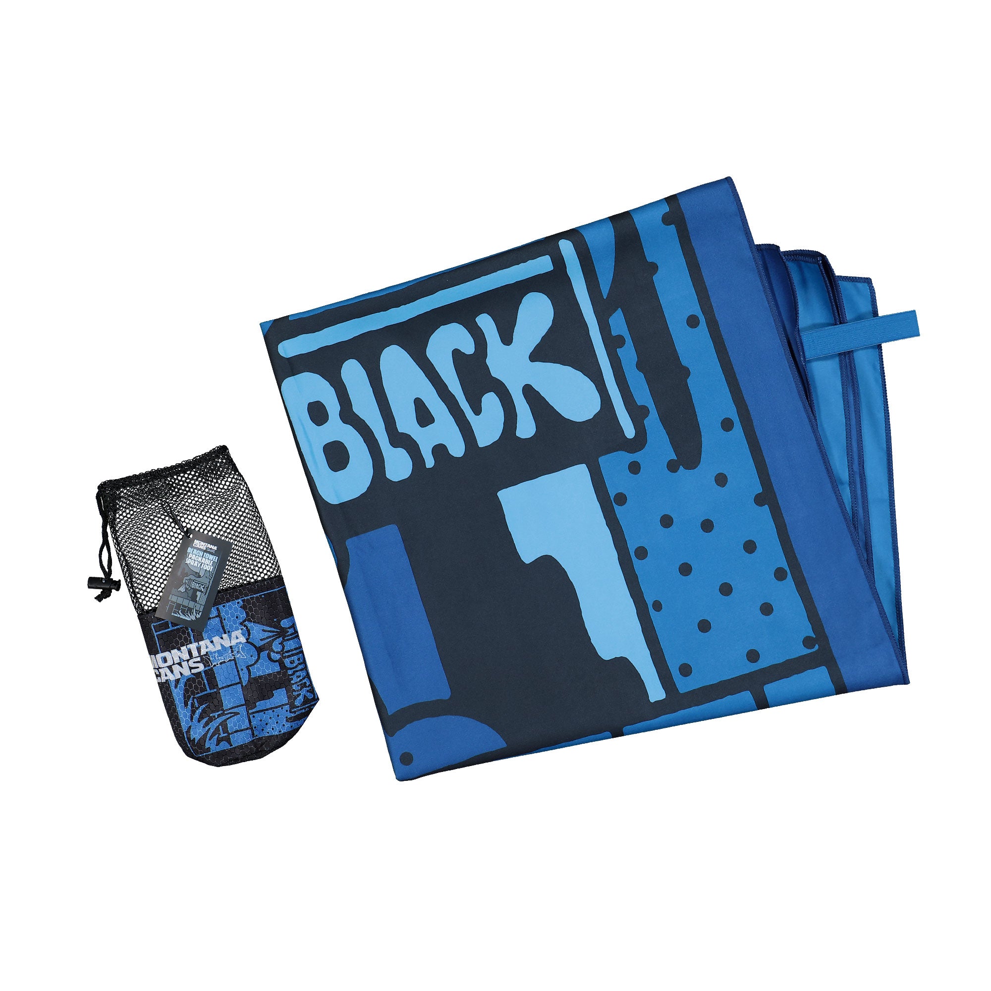 【@】 Montana Packable Microfibre Beach Towel 101631 | OVERKILL