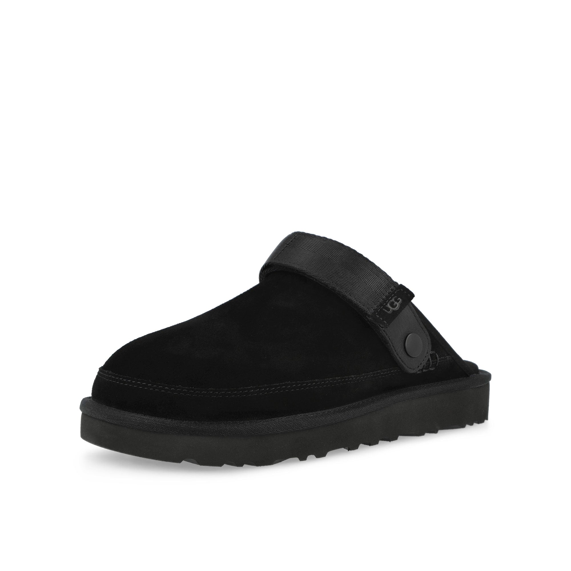 UGG M Goldencoast Clog II Black Slides 1166915-BLK Close-up | Overkill