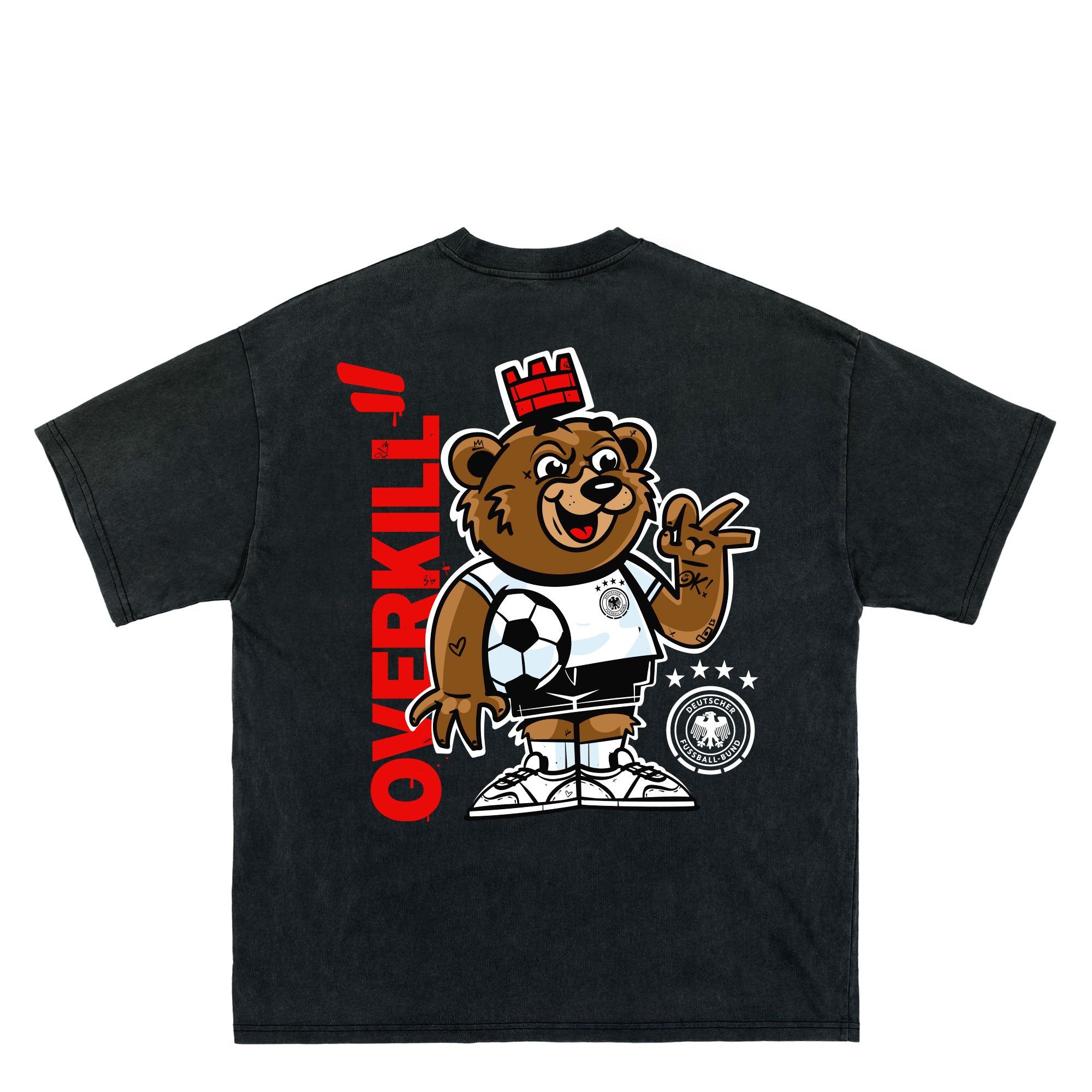 DFB x Overkill DFB Tee Black T-Shirts 01-OK-DFB-TEE-BLK Close-up | Overkill