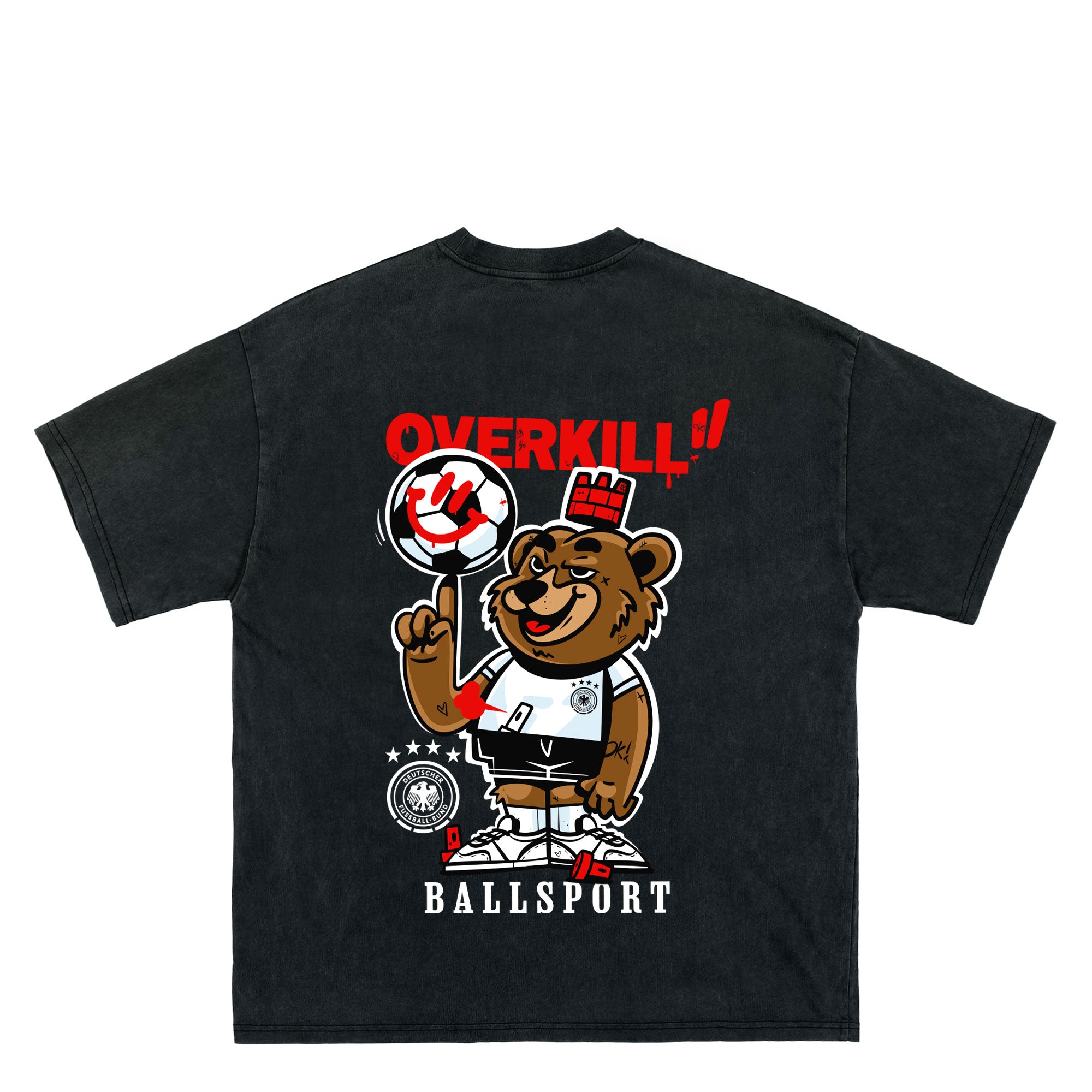 DFB x Overkill DFB Tee Black T-Shirts 03-OK-DFB-TEE-BLK Close-up | Overkill