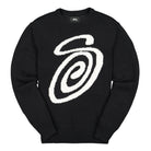 Stussy Curly S Sweater Black Sweatshirts 117073 / 0001 | Overkill
