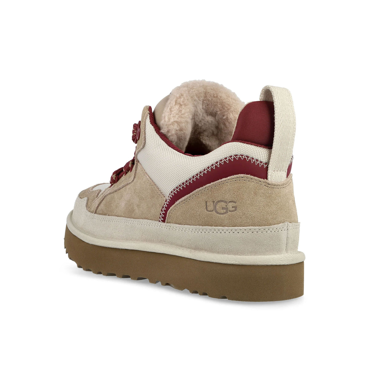 UGG M Lowmel Driftwood / Biking Red Boots 1170750-DWD Material | Overkill