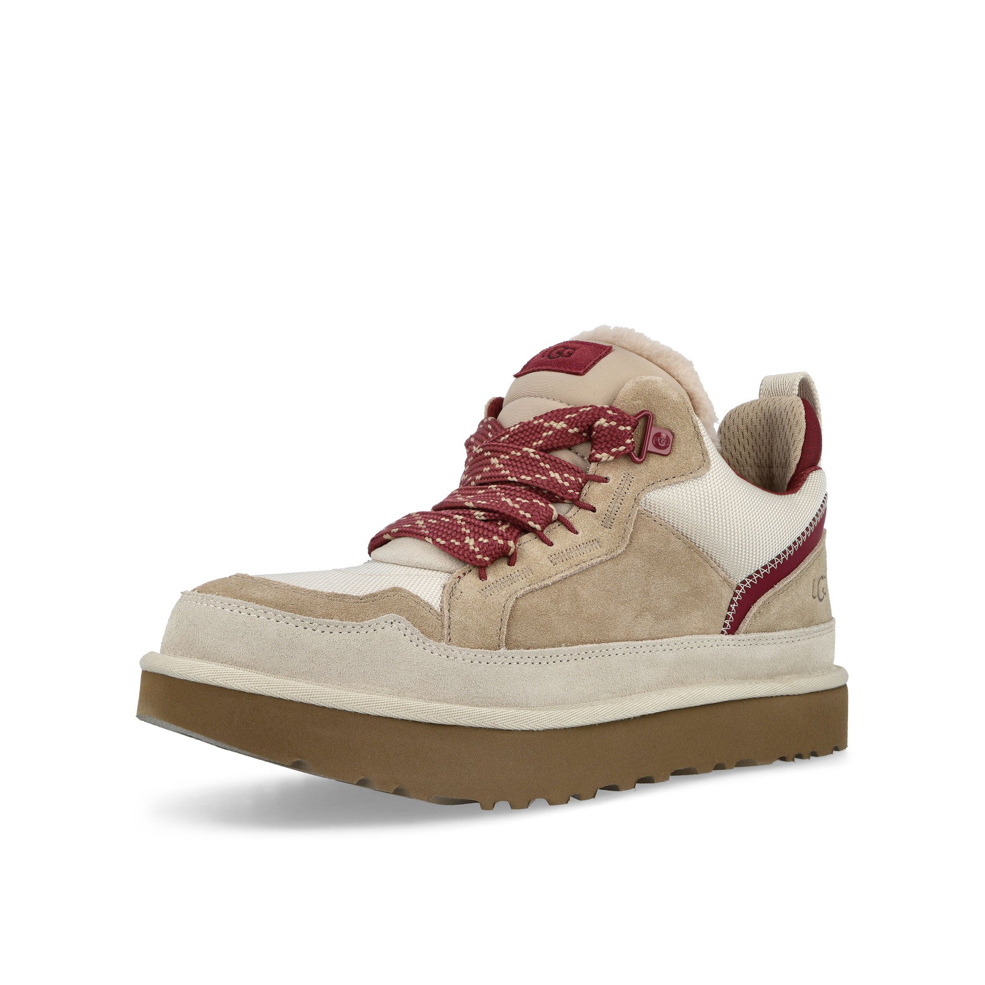 UGG M Lowmel Driftwood / Biking Red Boots 1170750-DWD Close-up | Overkill