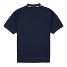 Stussy Montego Stripe S/SL Polo Navy T-Shirts Material | Overkill