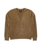 Stussy Shaggy Cardigan Taupe Cardigans 117094 / 0821 | Overkill