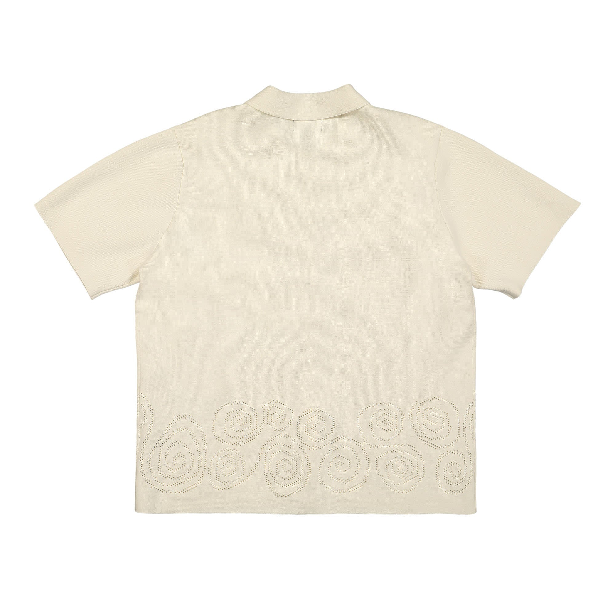トップス stussy23ss PERFORATED SWIRL KNIT SHIRT Stussy Perforated Swirl Knit Shirt 117109 / 1002 | OVERKILL