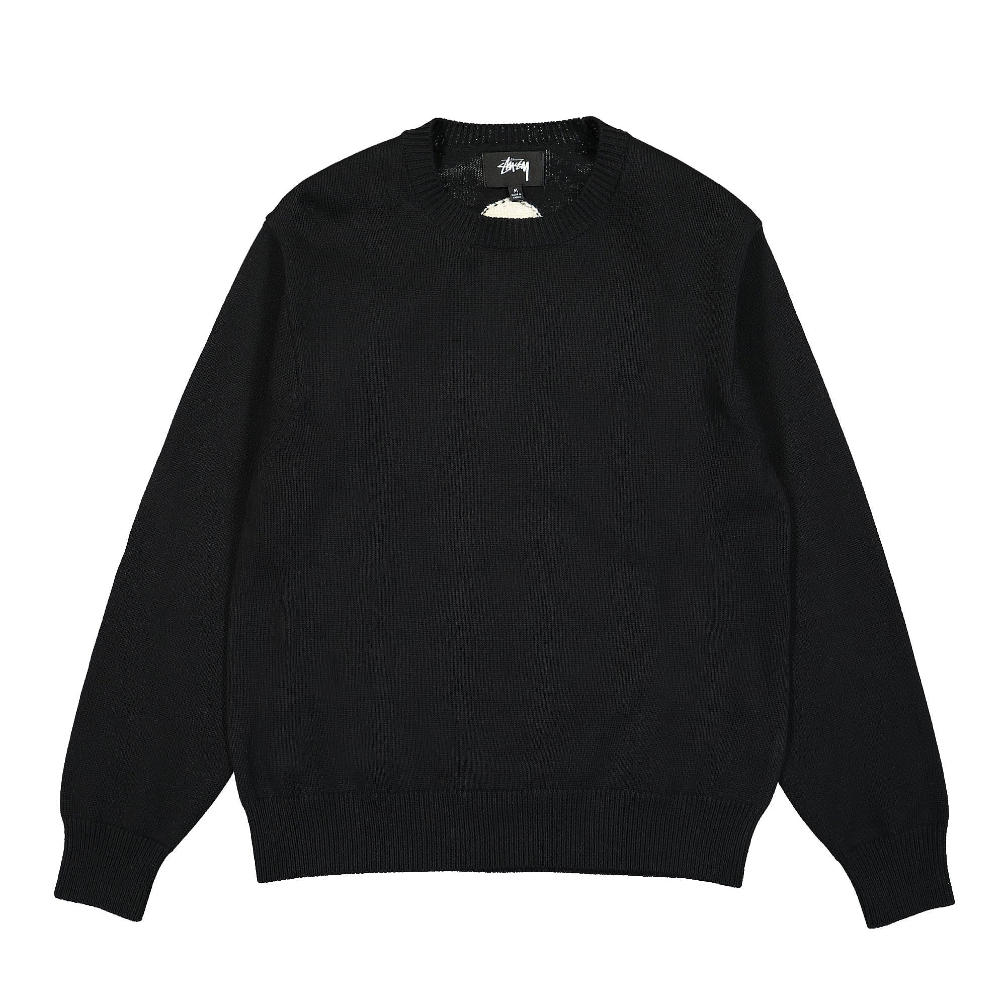 Stussy Bent Crown Sweater Black Sweatshirts 117130 / 0001 | Overkill