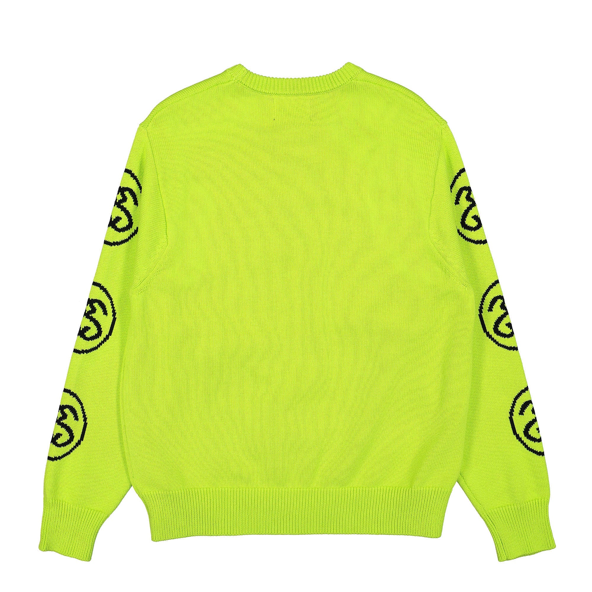 Stussy SS Link Sweater Lime Sweatshirts Material | Overkill