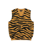 Stussy Tiger Printed Sweater Vest Mustard Sweater Vests 117139 / 0203 | Overkill