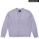 Stussy Brushed Cardigan Lavendar Cardigans 117163 / 0820 / Lavender | Overkill
