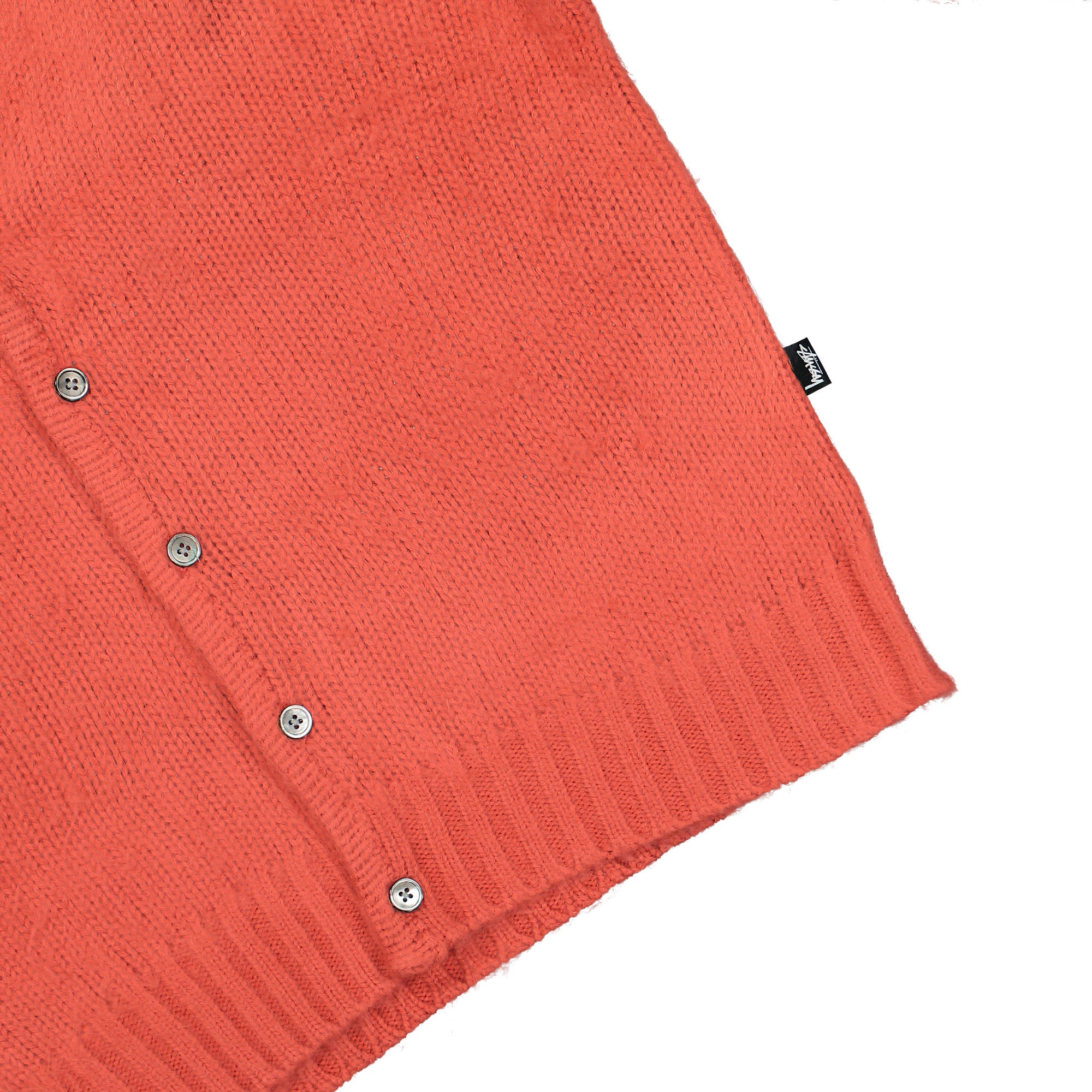 ラン Stussy Brushed Cardigan 117163 / 0601 / Red | OVERKILL
