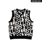 Stussy Stacked Sweater Vest Ivory Sweater Vests 117192 / 1012 | Overkill