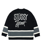 Stussy Hockey Sweater Black Sweatshirts Close-up | Overkill