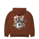 Obey Garden Fairy Hoodie Sepia Hoodies Close-up | Overkill