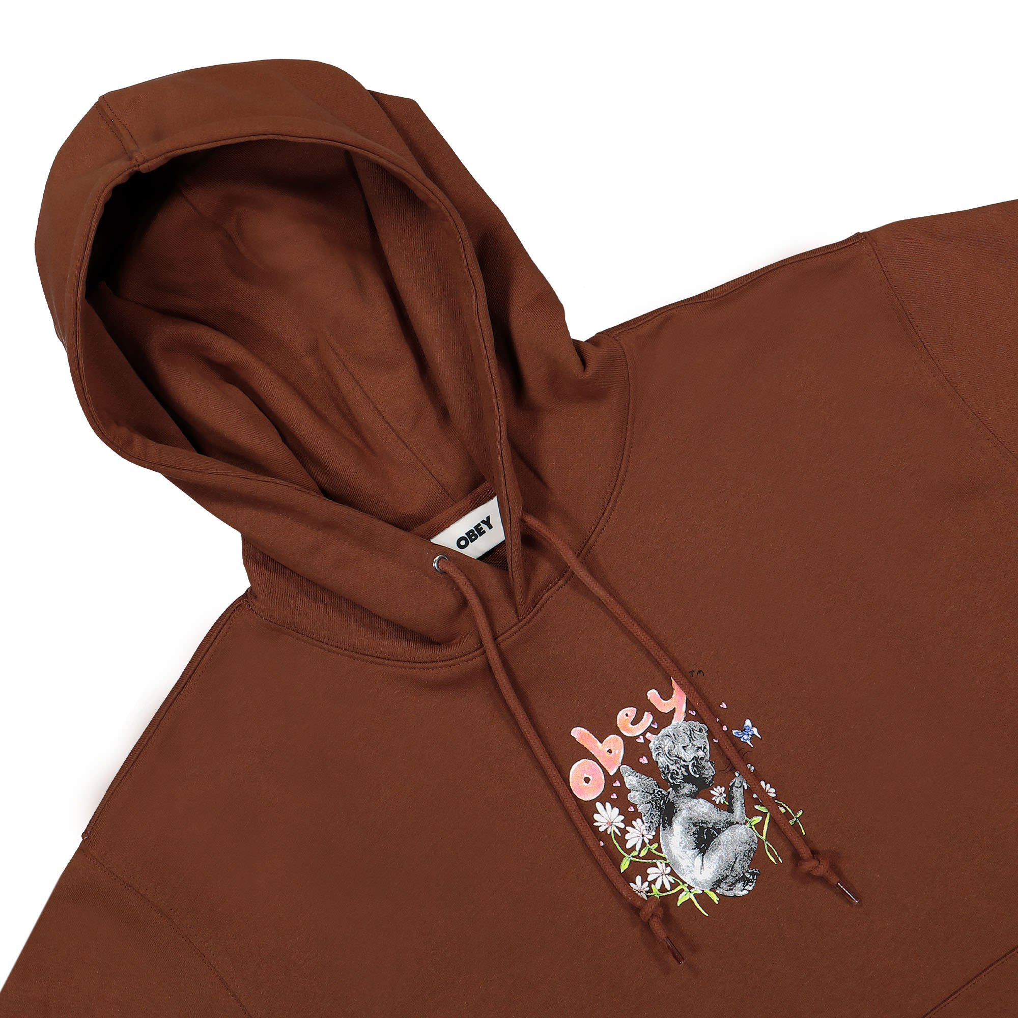 Obey Garden Fairy Hoodie Sepia Hoodies Material | Overkill