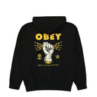 Obey New Clear Power Hoodie Black Hoodies Close-up | Overkill