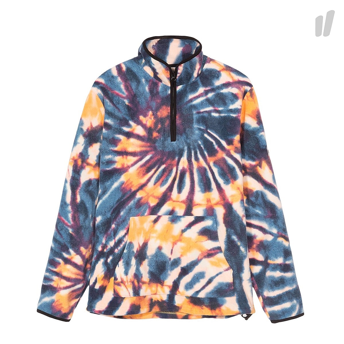 Stussy Tie Dye Polar Fleece Mock Multicolor Sweatshirts 118258 / 1408 | Overkill