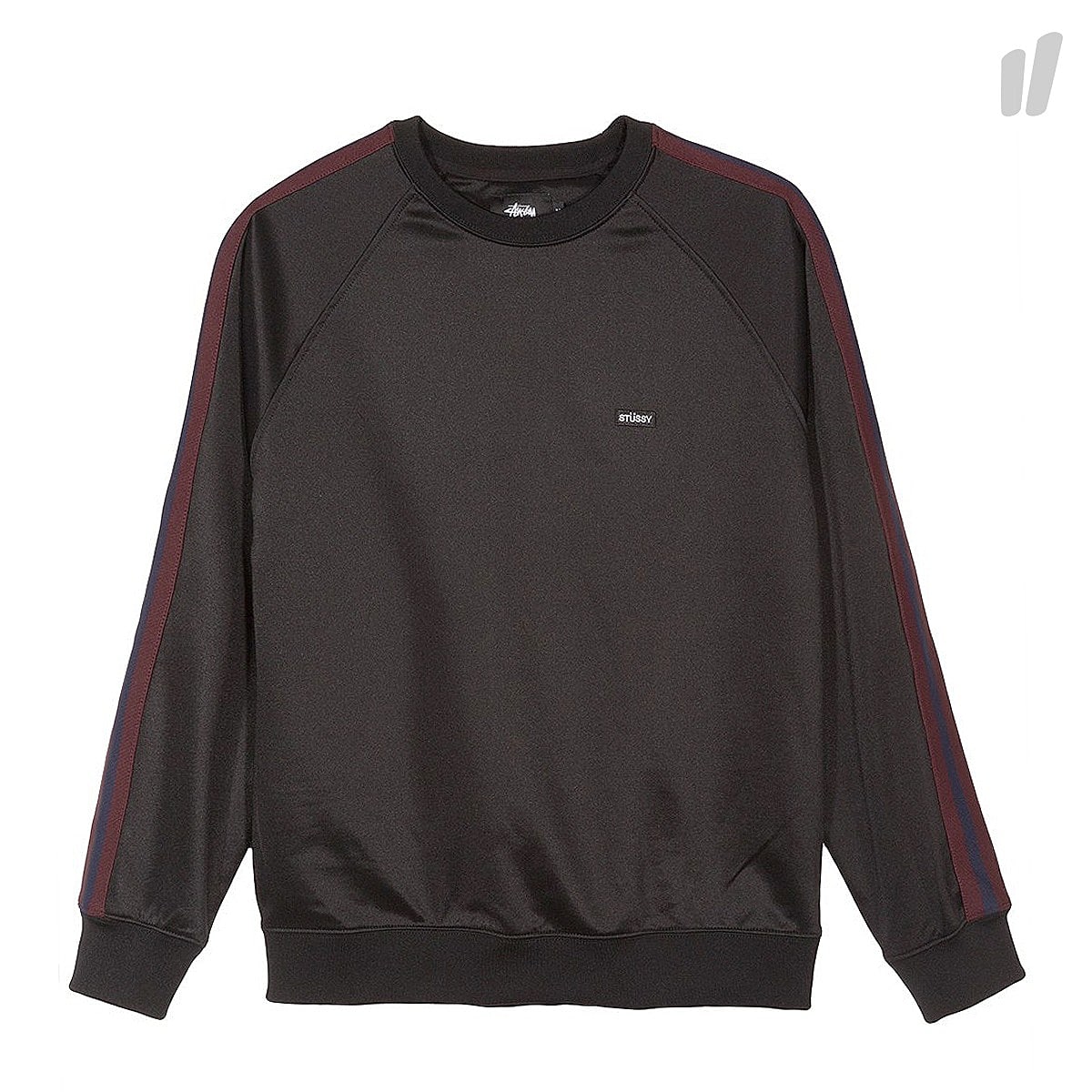 Stussy Poly Track Crew Black Sweatshirts 118260 / 0001 | Overkill