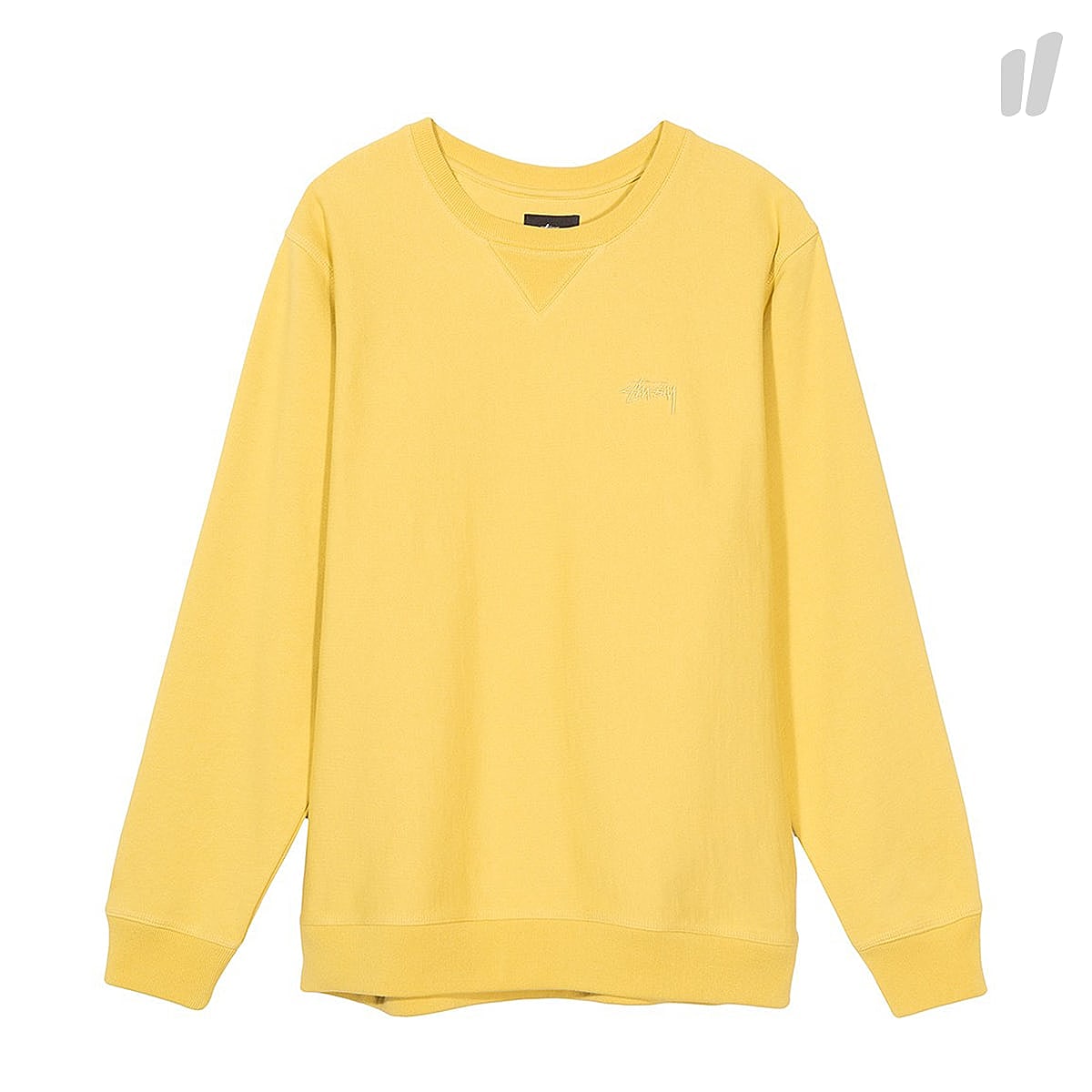 Stussy Stock LS Terry Crew Lemon Longsleeves 118269 / 0409 | Overkill