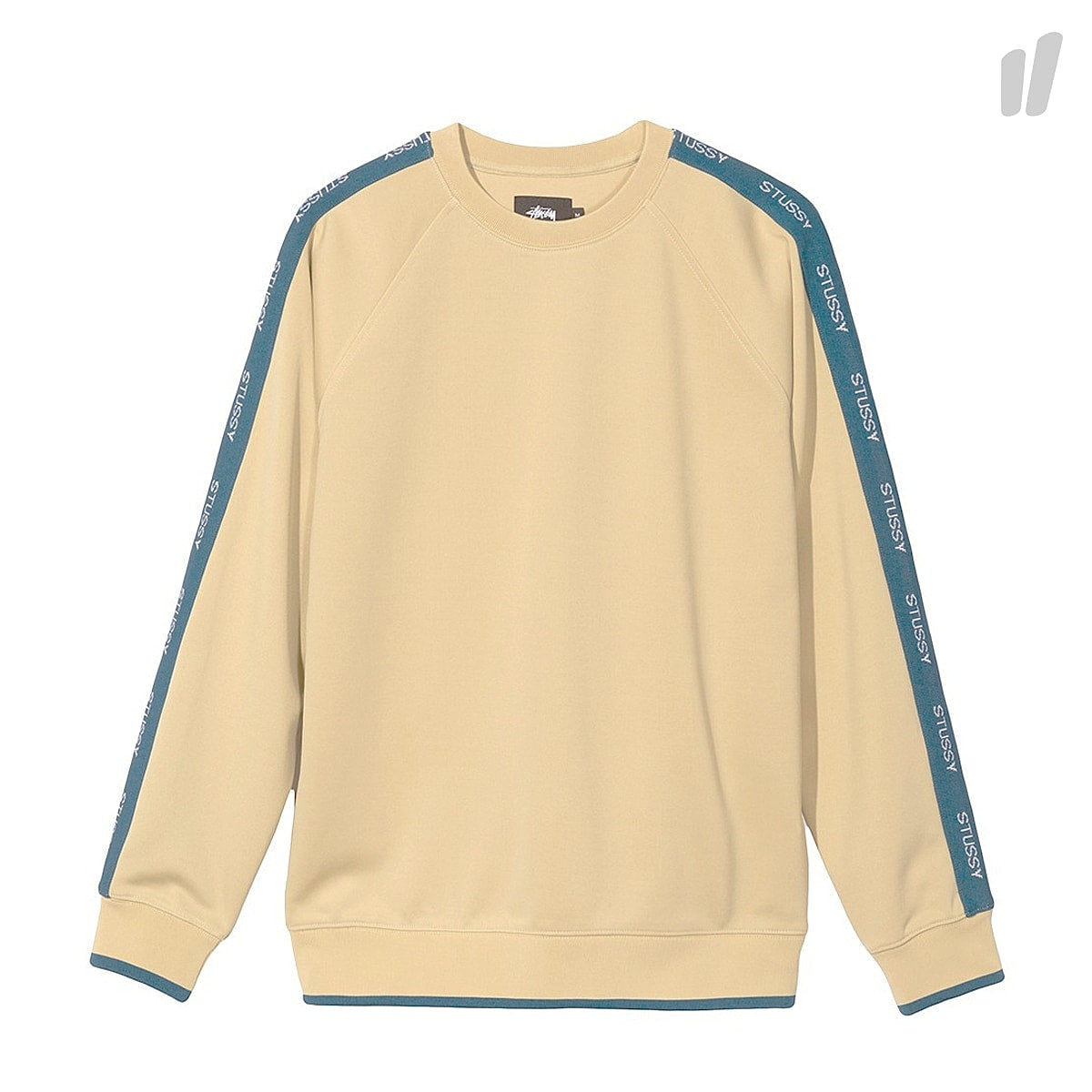 Stussy Poly Track Crew Khaki Sweatshirts 118273 / 1007 | Overkill